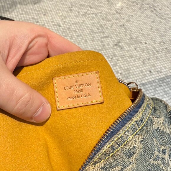 Louis Vuitton Blue Denim Baggy GM Shoulder Bag - Picture 15 of 16